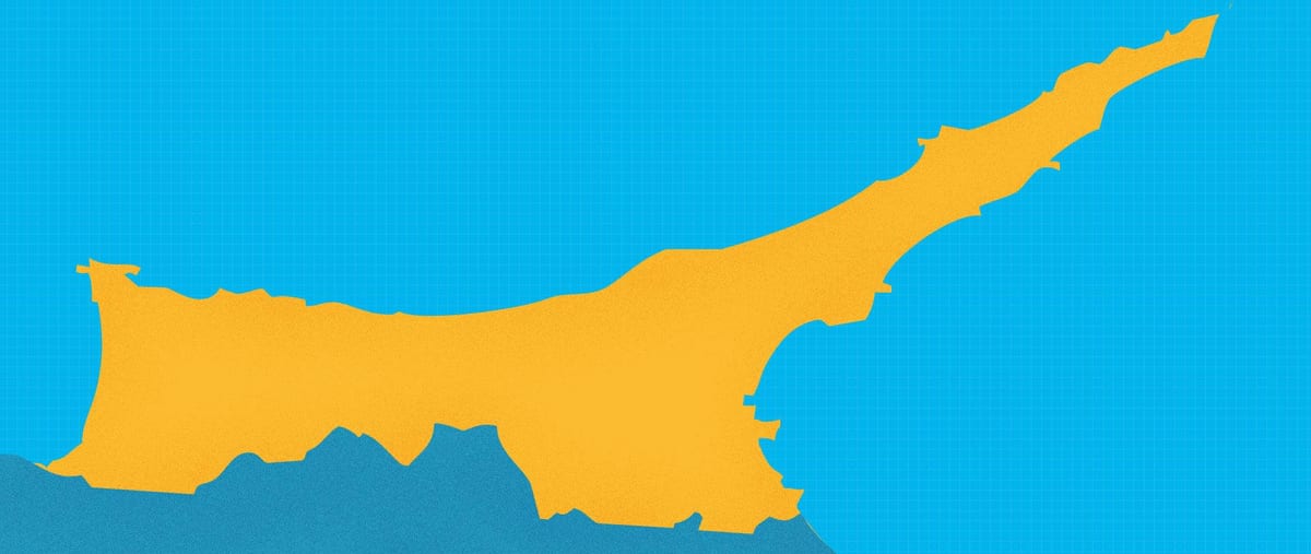 Mapa de Chipre do norte resorts