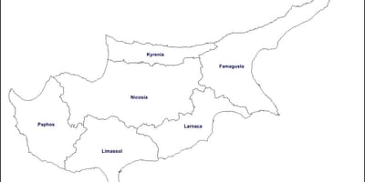 Mapa de Chipre estrutura de tópicos