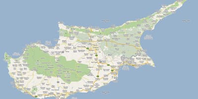 Mapa de rua de peyia Chipre
